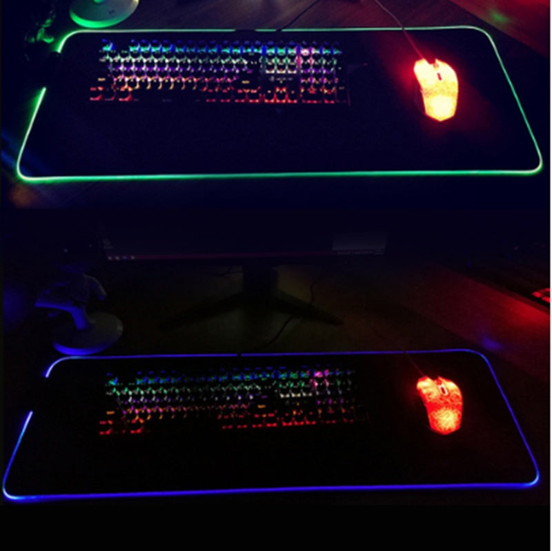 RGB Luminous Mouse Pad Led Magic Color Mouse Pad